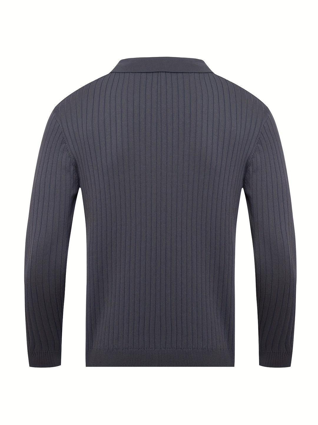 Stylisches Chic Strick-Shirt V-Ausschnitt Baumwolle Fleece Sweatshirt für Männer | Perfekt für lässige Tage
