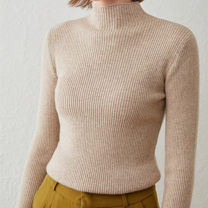 Grace | Pull pour femme à la mode avec col roulé
