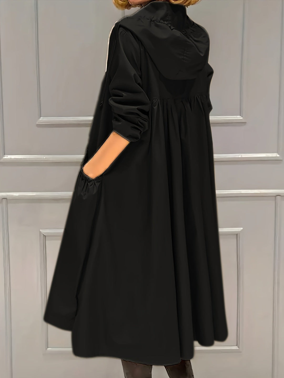 Stilvoller Vintage-Trenchcoat mit gegürteten langen Ärmeln für Damen | Perfekt für jeden Anlass