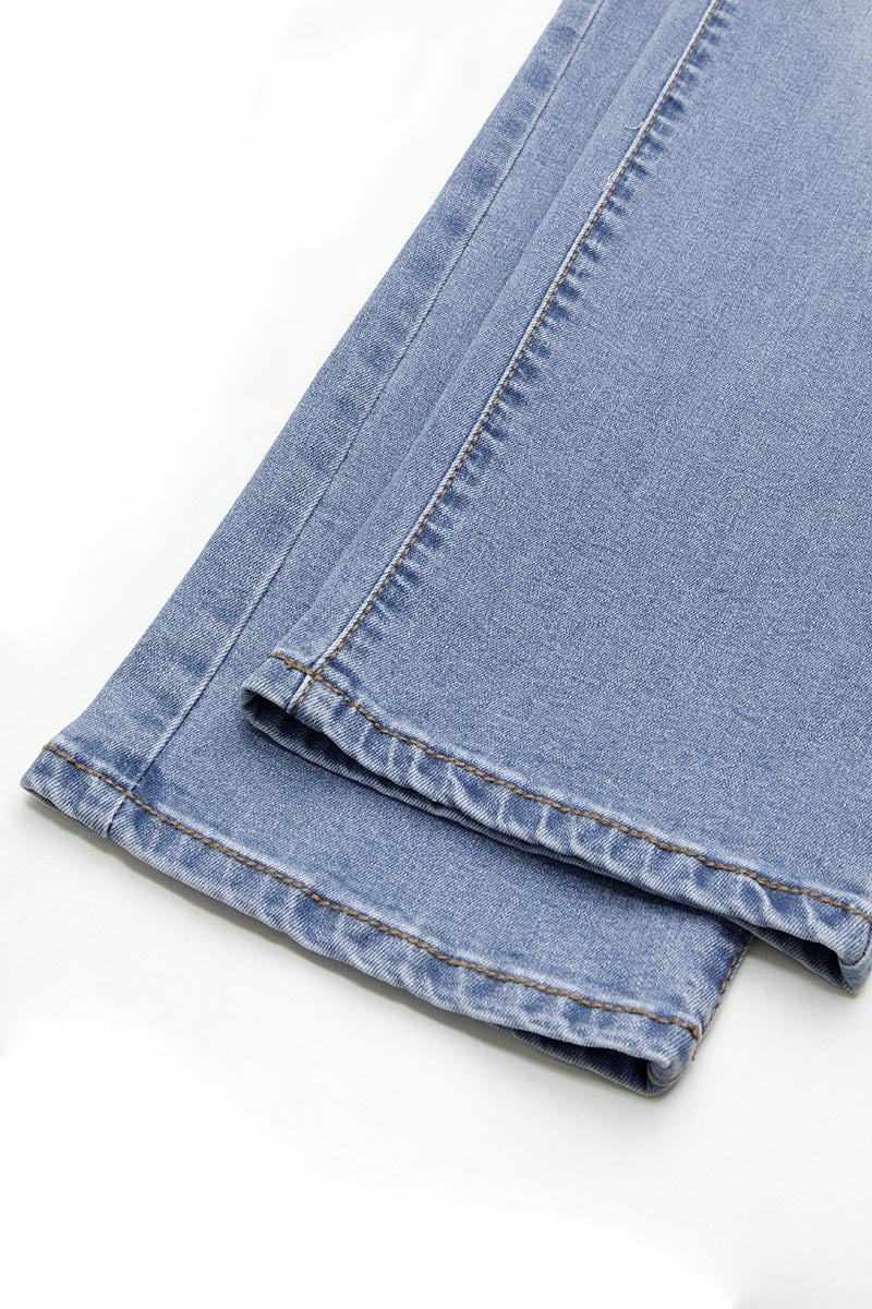 Kalyps - Jeans - Classique - Denim bleu clair, design polyvalent - adapté au quotidien pour femmes