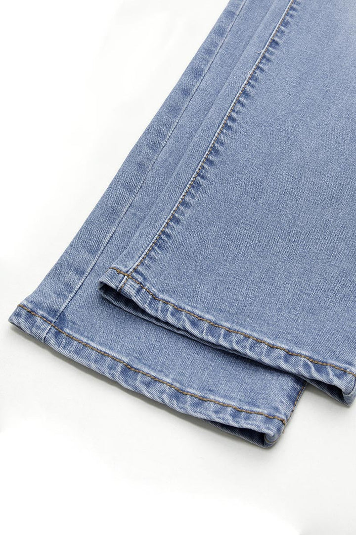 Kalyps - Jeans - Classique - Denim bleu clair, design polyvalent - adapté au quotidien pour femmes