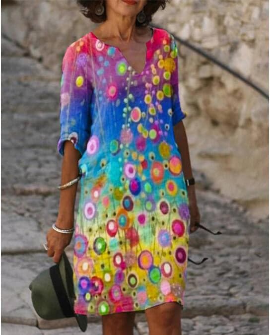 Robe Midi Élégance Florale – Raffinement Naturel et Sophistication