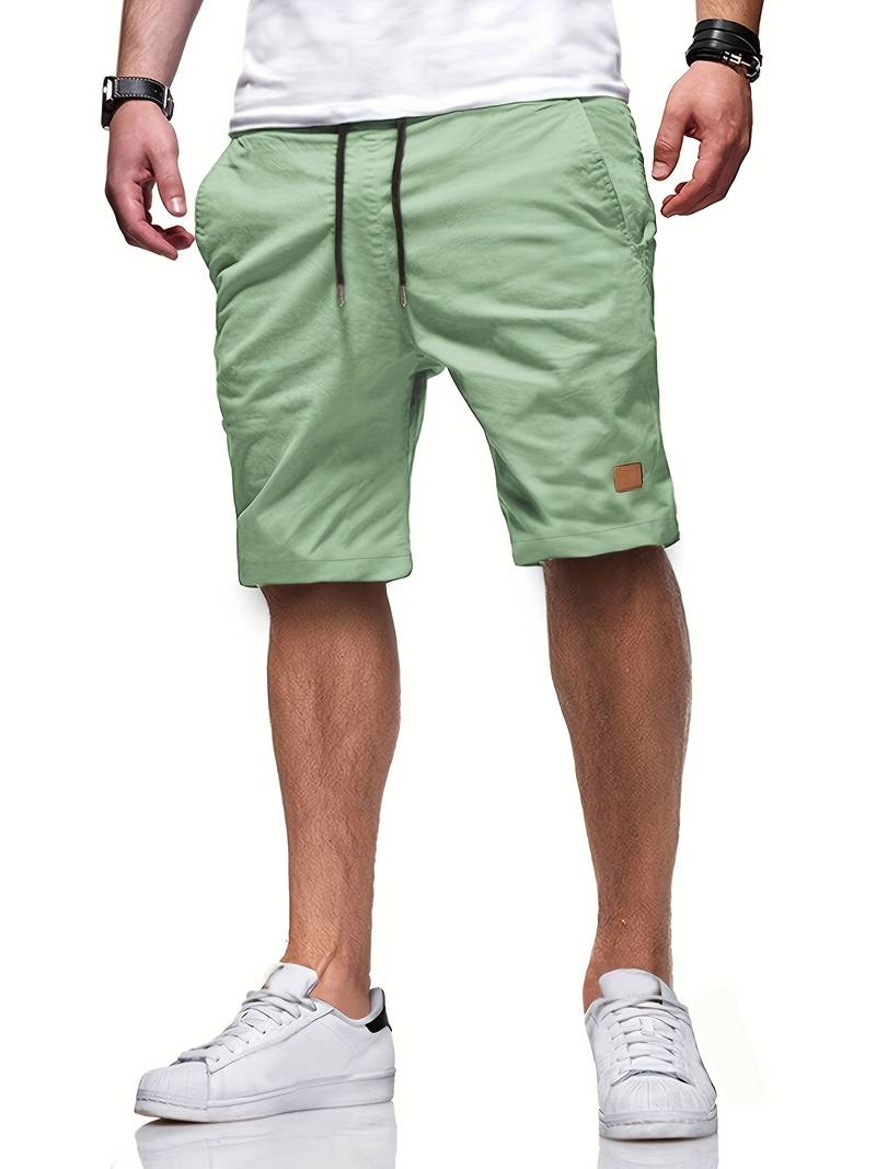 Herren Shorts mit Kordelzug – Bequeme Sommer-Shorts aus Baumwollmix für Freizeit, Sport & Streetwear Style