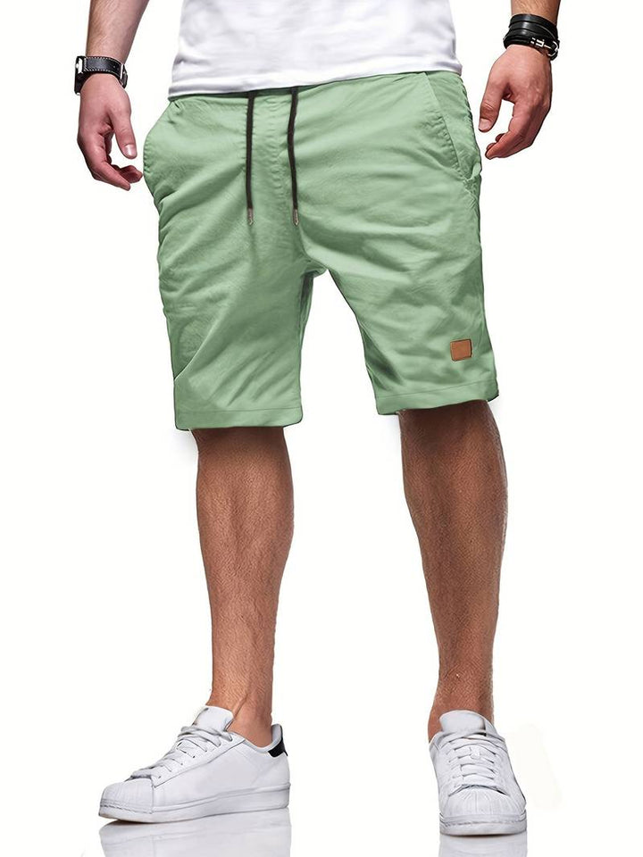 Herren Shorts mit Kordelzug – Bequeme Sommer-Shorts aus Baumwollmix für Freizeit, Sport & Streetwear Style