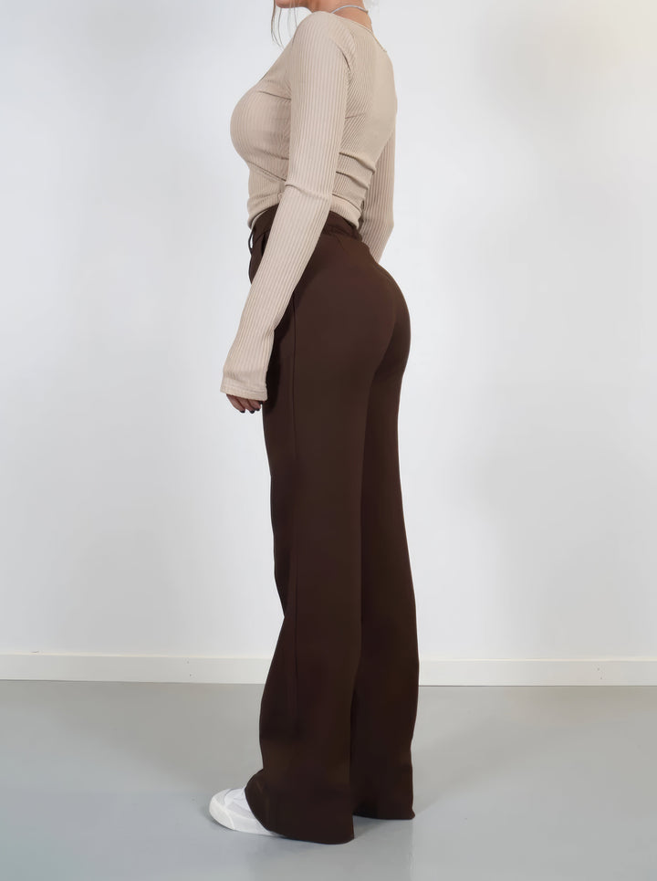 Marisol - pantalon élégant à taille haute