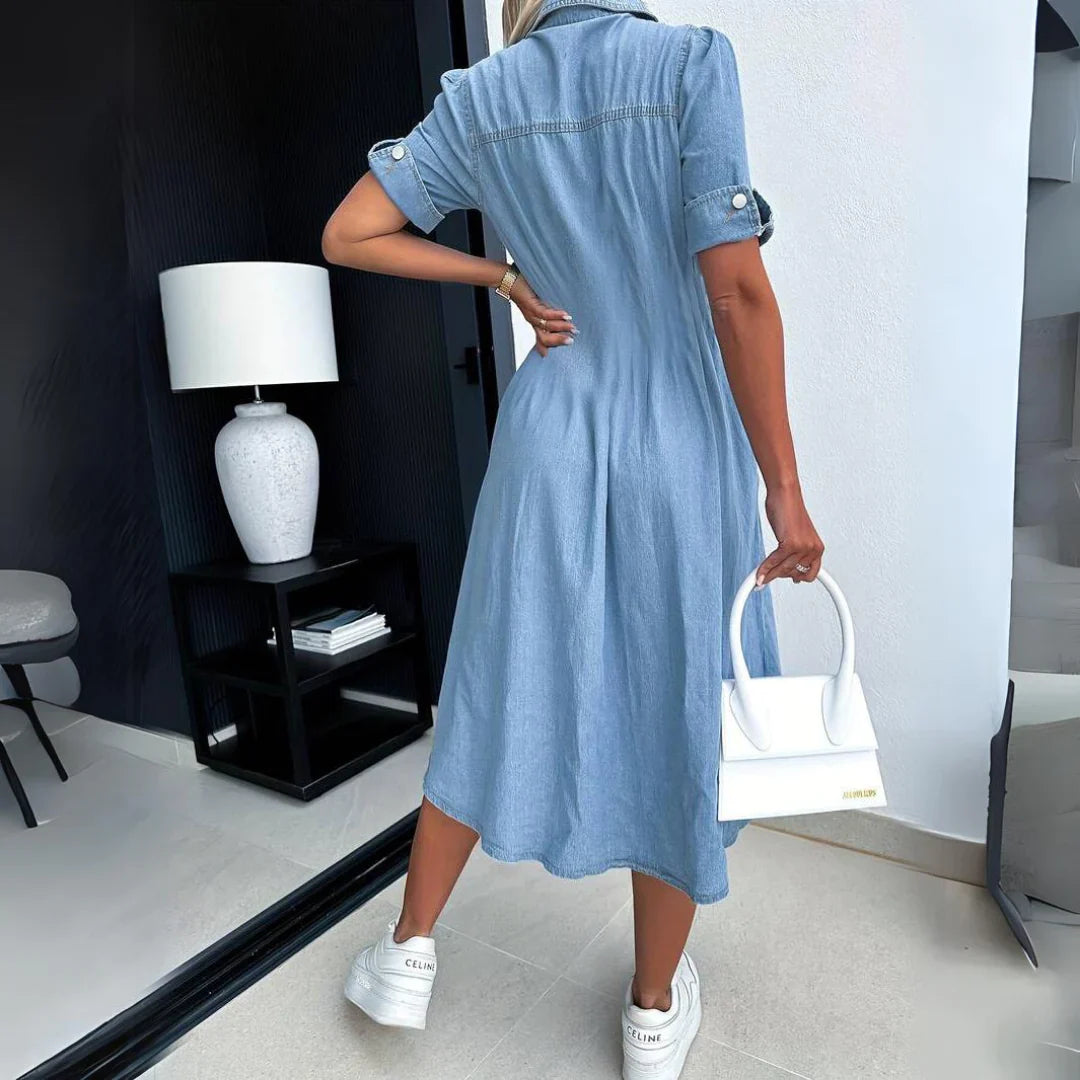 Hanna | Vestito di jeans alla moda