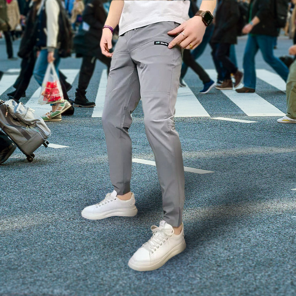 Pantalon cargo Dreue avec stretch