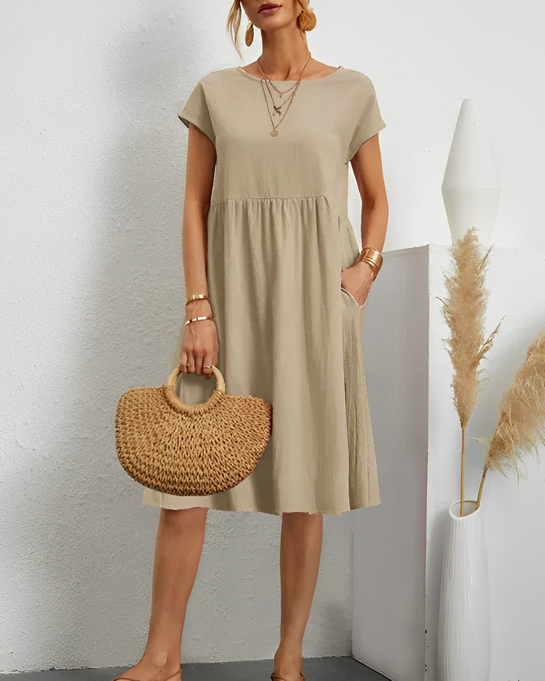 CELIA – Luftiges & Elegantes Baumwollkleid