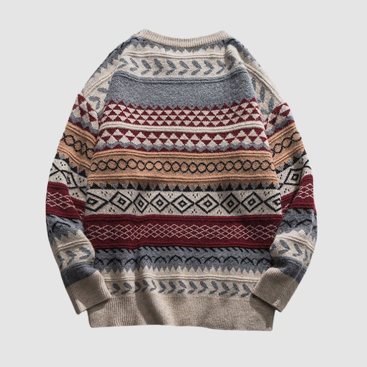 May - Gestreifter Vintage-Pullover