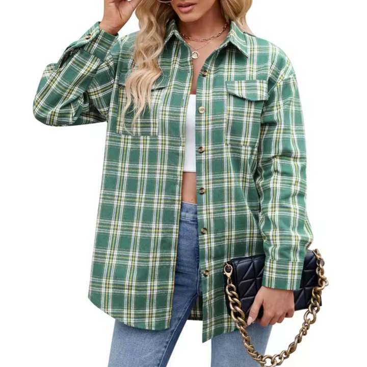 Harper – Kariertes Langarmhemd