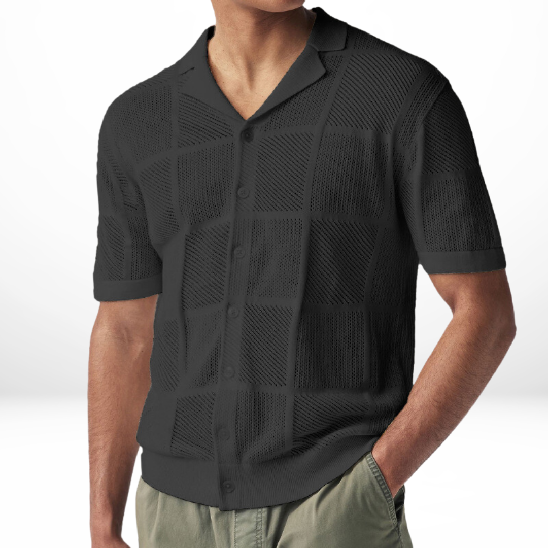 Tasi - chemise en maille décontractée respirante pour hommes