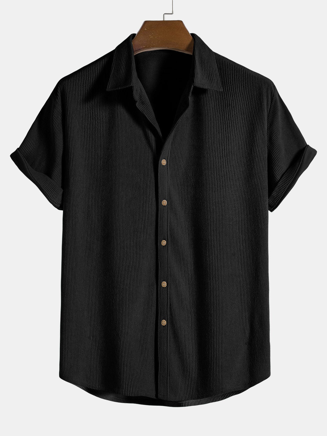 Set estivo camicia a maniche corte e pantaloncini per uomo