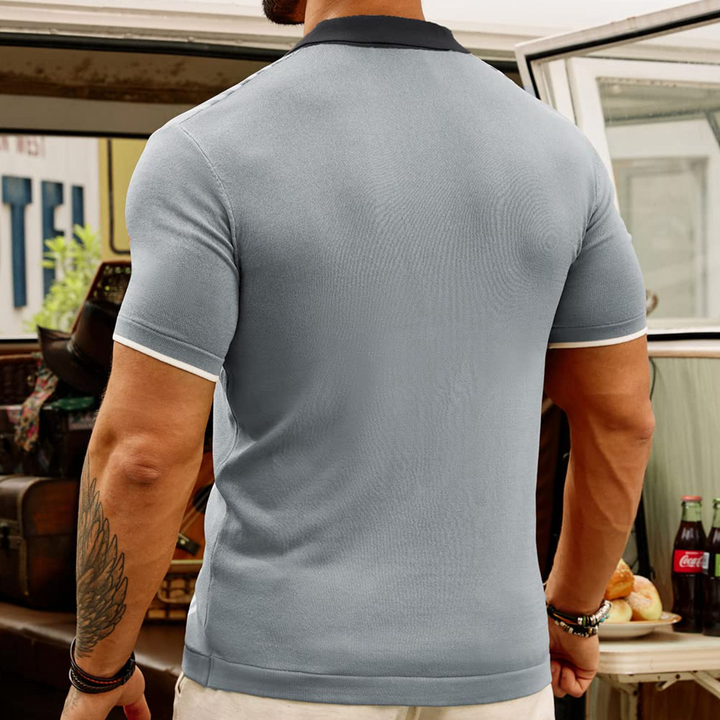 Ritchy - Chemise à manches courtes - Classique - Style formel - Idéal pour un usage quotidien pour hommes