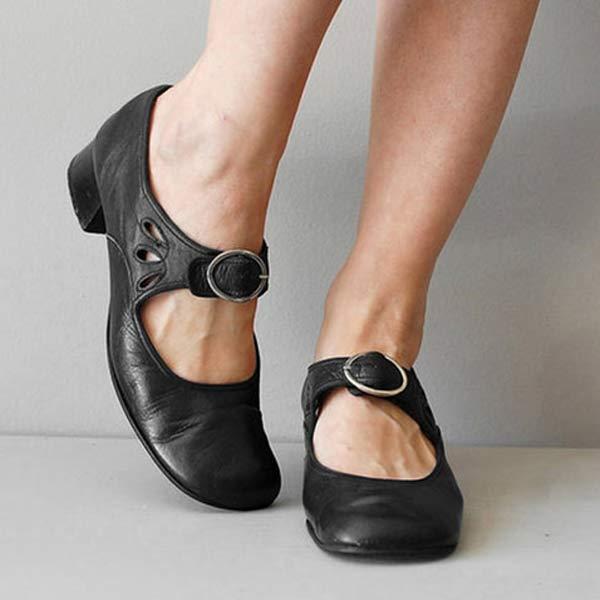 Chaussures vintage orthopédiques à bout rond - opal