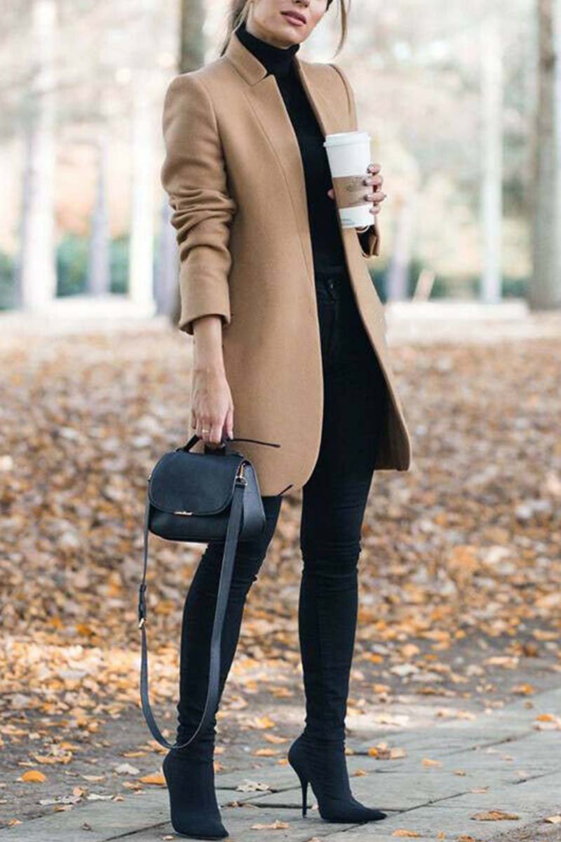 Amara - Cappotto elegante con collo alto