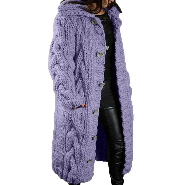Cardigan oversize in maglia per donna | Perfetto per l'inverno