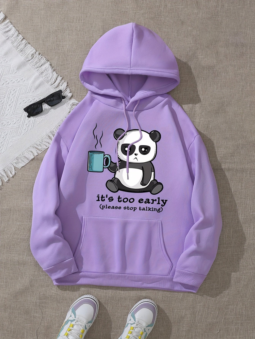 Casual fleece hoodie with hood for women | Perfect for leisure