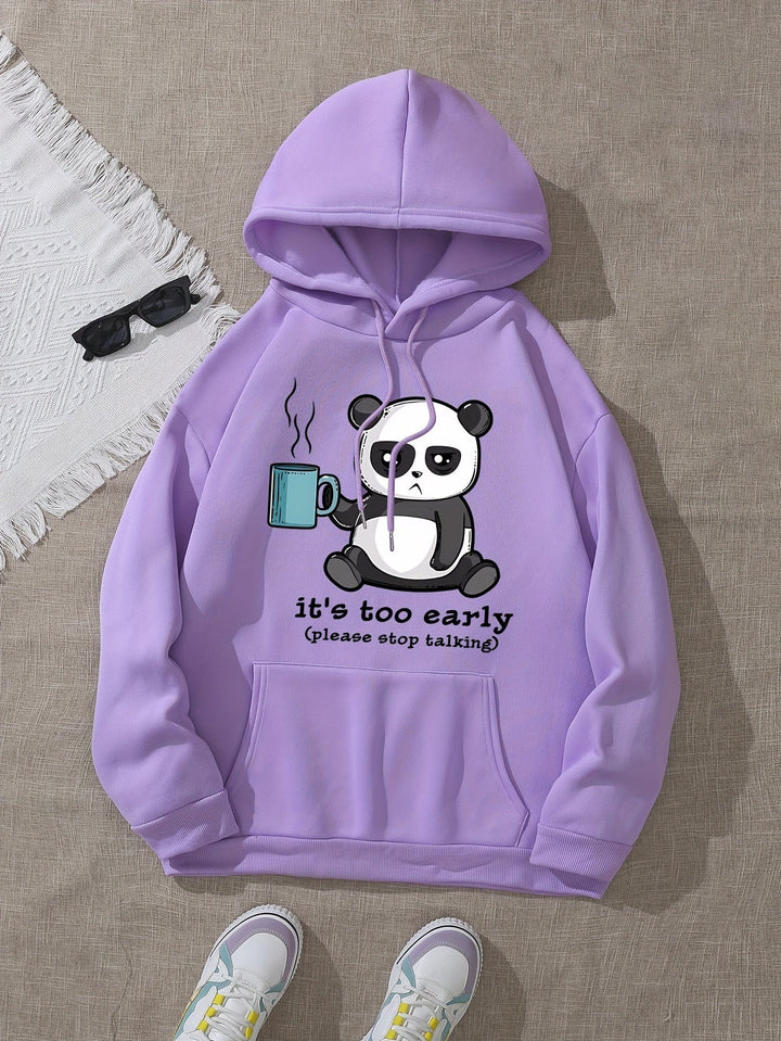 Casual fleece hoodie with hood for women | Perfect for leisure