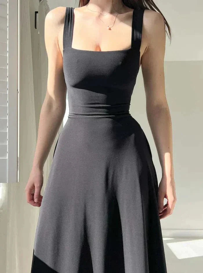 Midi A-Line Dress Elegance – Timeless and Sophisticated Elegance