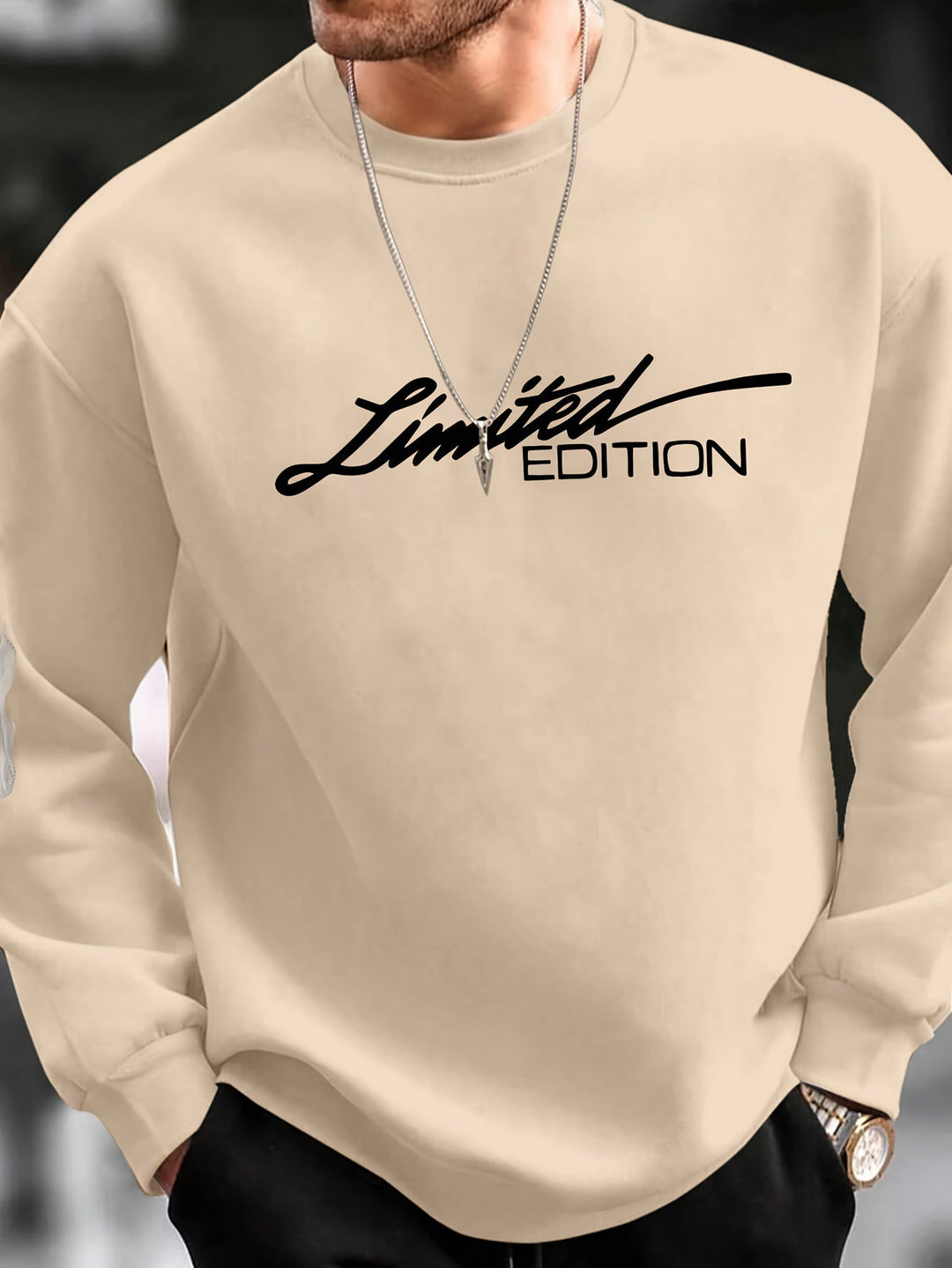 Stylischer Baumwolle Sweatshirt für Männer | Perfekt für legere Tage