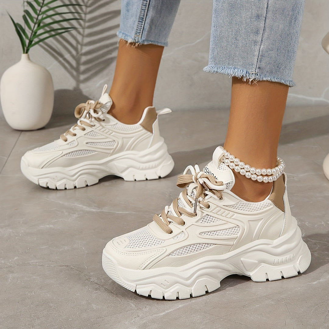 Stylische Mesh-Chunky Sneakers für Damen | Perfekt für den Alltag