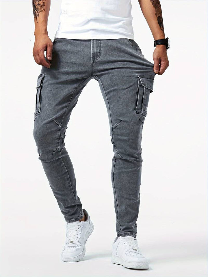 Pantalon cargo jean