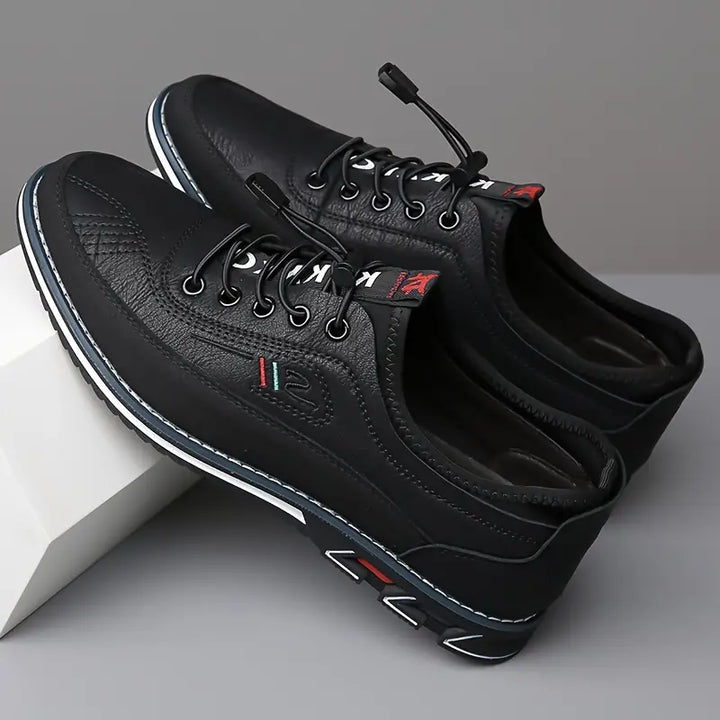 Herren Freizeitschuhe mit rutschfester Sohle – Bequeme Schnürschuhe im sportlich-modernen Design