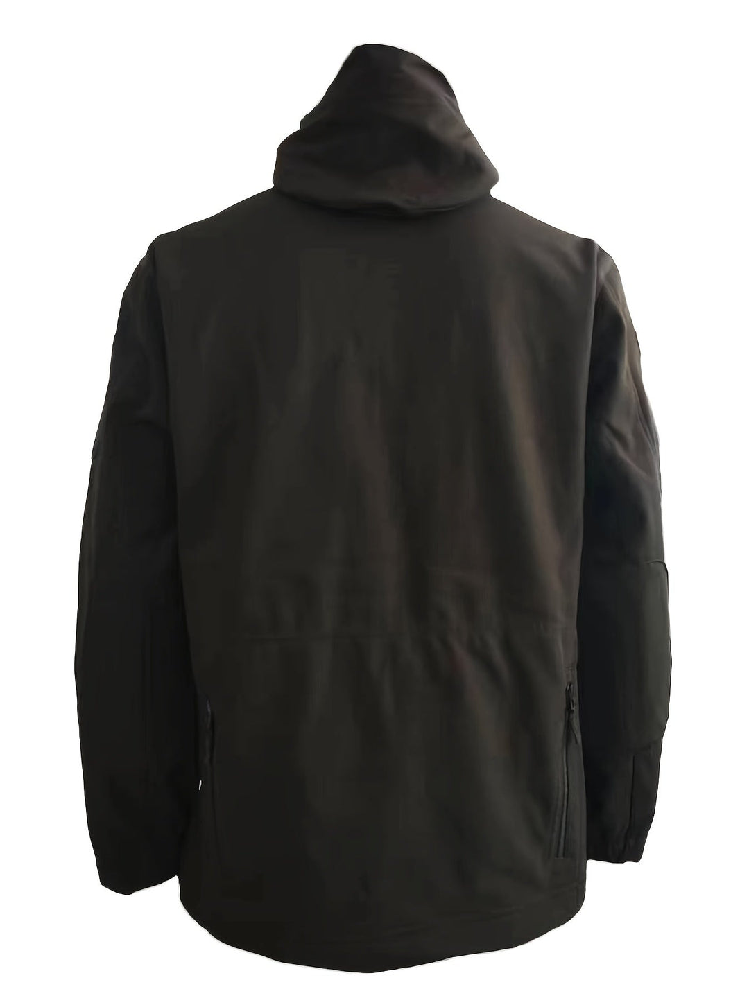 Veste de plein air tactique à capuche avec poches zippées sécurisées pour hommes | Parfait pour les activités de plein air