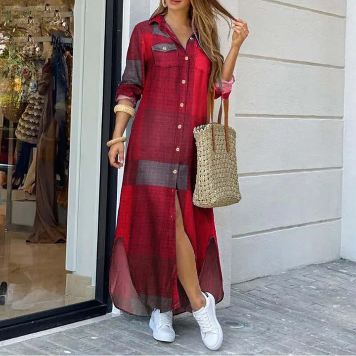 Magdalena – Robe-chemise en jean décontractée
