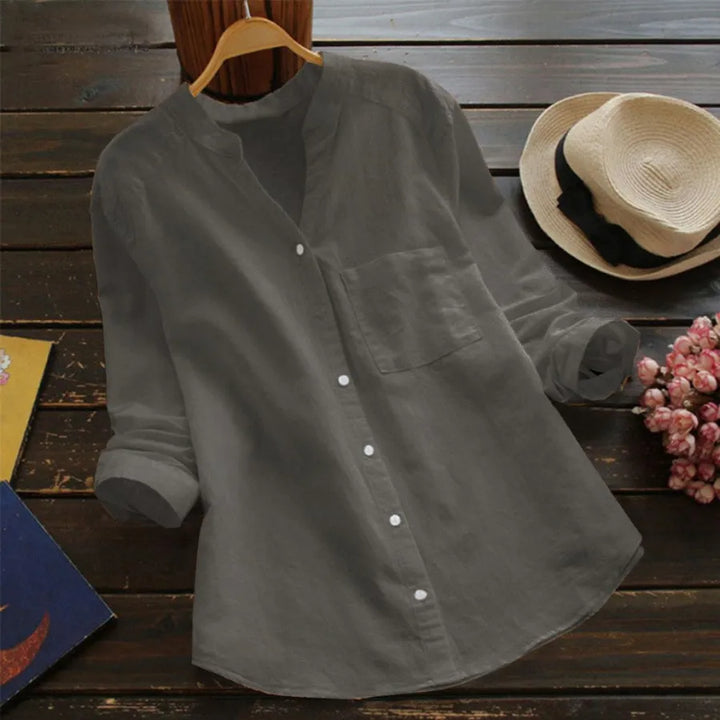 Chemise décontractée en mélange lin-coton de Flynn's