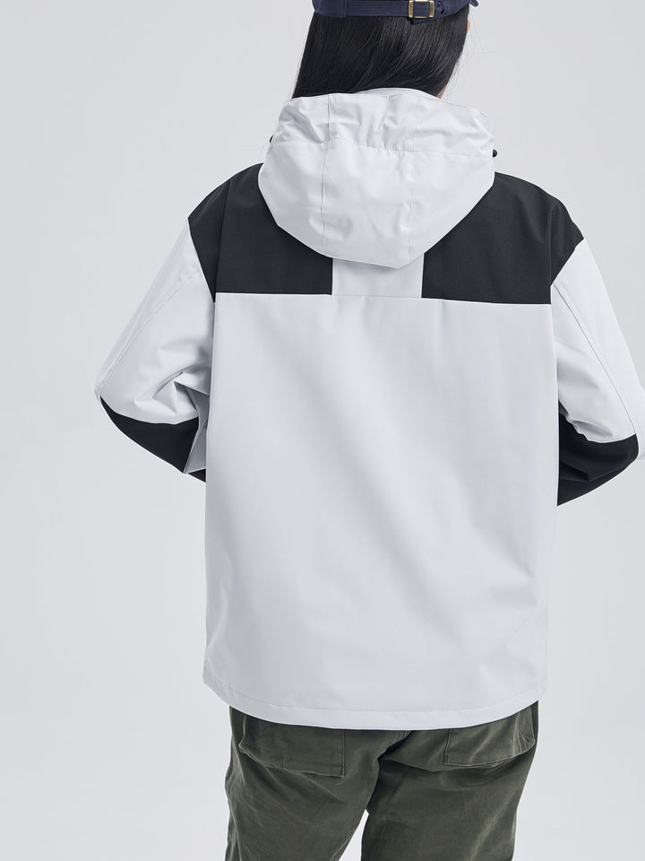 Giacca in pile invernale 3-in-1 casual con cappuccio per donna | Perfetta per attività all'aperto