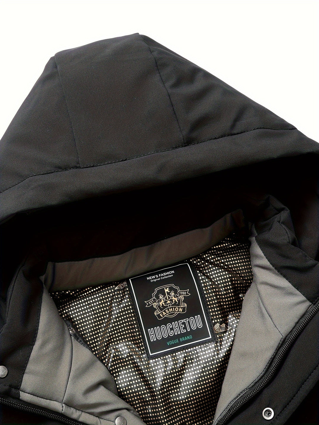 Veste thermique décontractée avec capuche amovible Veste d'hiver pour hommes | Parfaite pour les activités de plein air