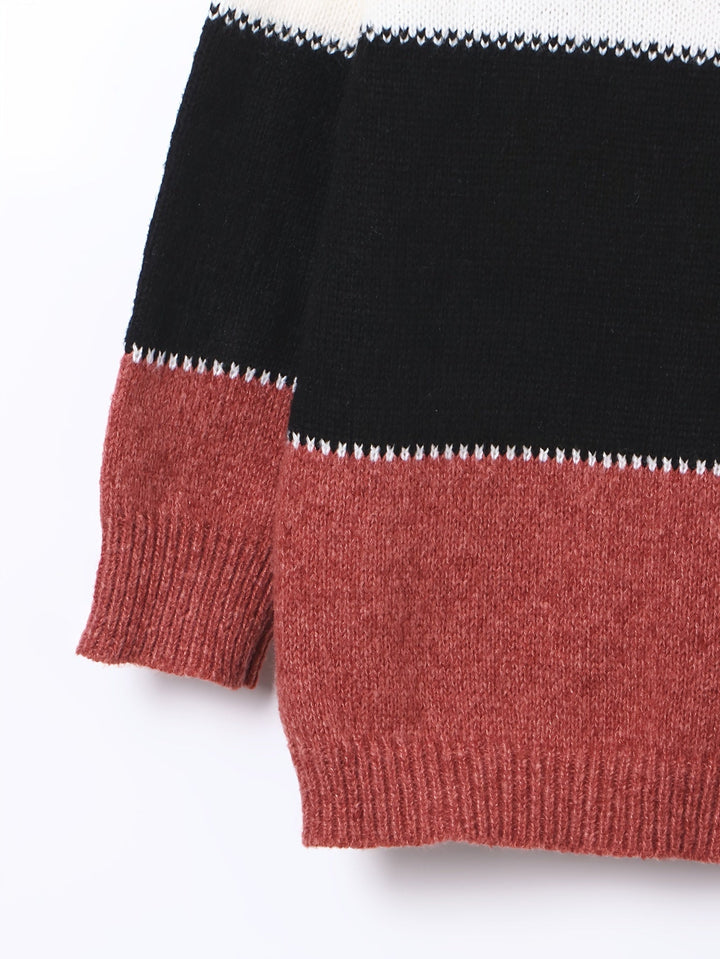 Cathryn - Pull décontracté à fermeture éclair pour femme