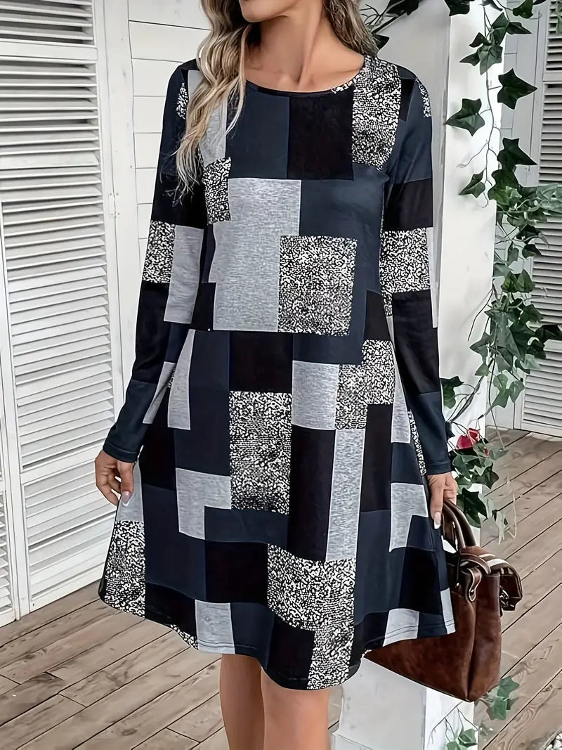 Agneta - Robe - Élégante - Noire / Matériau de haute qualité - Adaptée au quotidien pour femmes