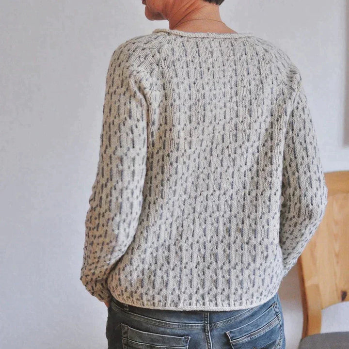 Pull en coton tricoté décontracté pour femmes | Parfait pour les vêtements de loisirs