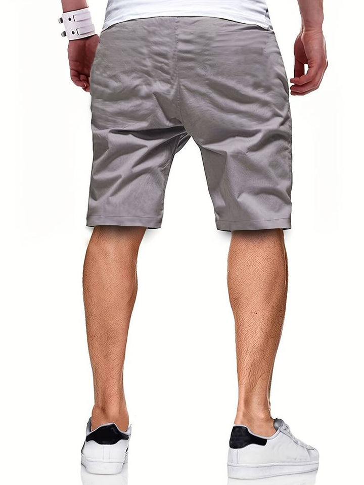Herren Shorts mit Kordelzug – Bequeme Sommer-Shorts aus Baumwollmix für Freizeit, Sport & Streetwear Style