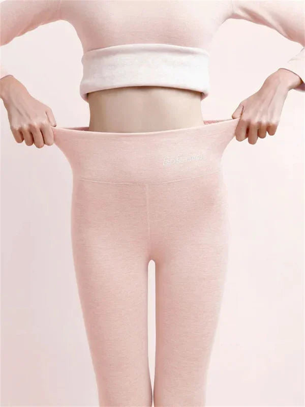 Adelina - Leggings thermiques avec doublure en polaire pour femmes