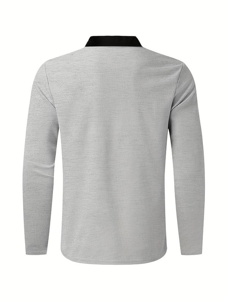 Ensemble pour homme en deux pièces – Ensemble de loisirs et survêtement d'entraînement à col montant à la mode