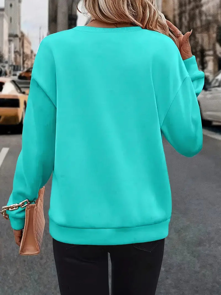 Pull en tricot chic avec motif battement de cœur