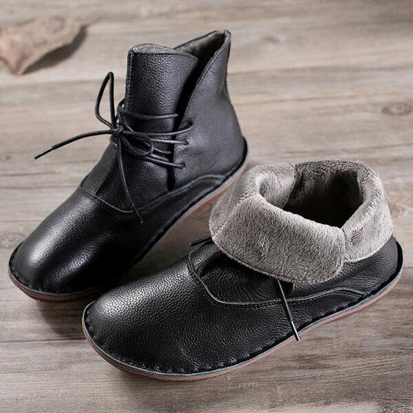 Isla - Klassischer damenstiefel aus leder