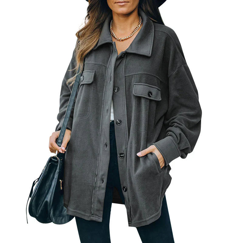 Elise - Veste polaire à boutons