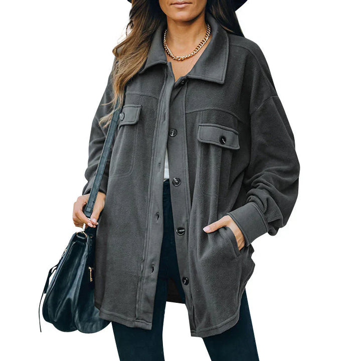 Elise - Veste polaire à boutons
