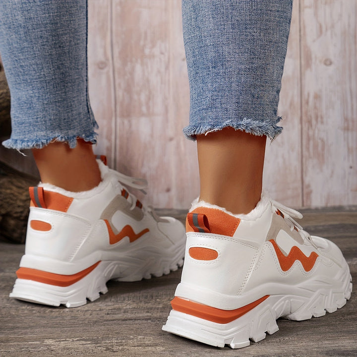 Stilvolle Leichte Strick-Cut-Out Sneaker für Damen | Perfekt für Casual Days