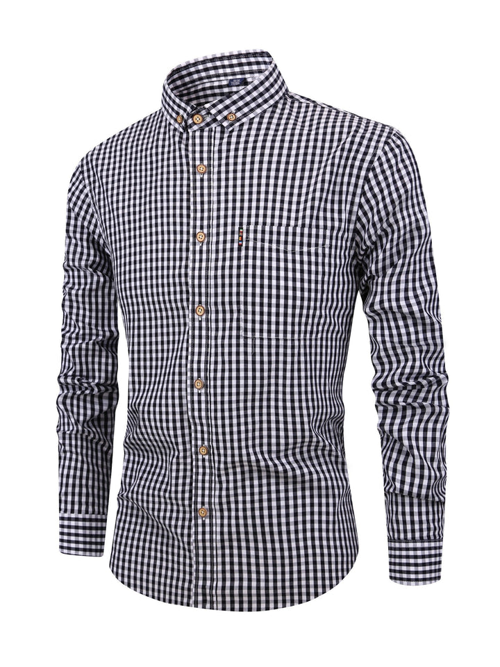 Bo - Camicia a quadri da uomo – Elegante e versatile