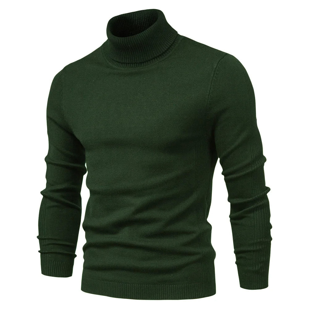 Sanford - Fashionable sweater with small turtleneck