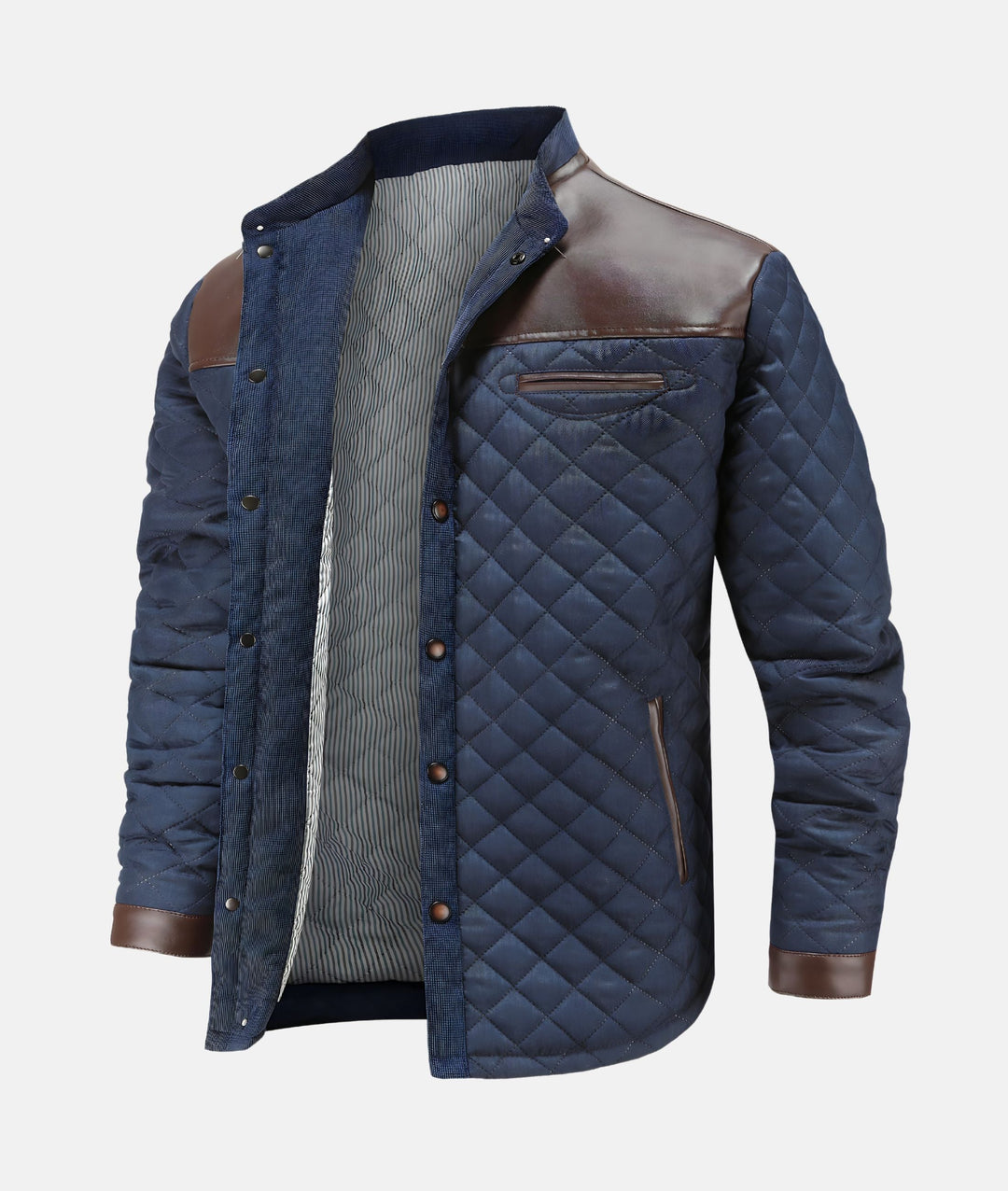 Andreas - Giacca bomber - Casual - Blu / Design versatile - Adatto per tutti i giorni per uomo
