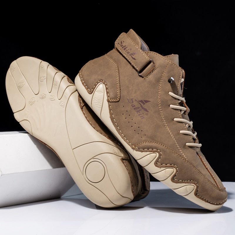 Scarpe a piedi nudi fatte a mano in pelle