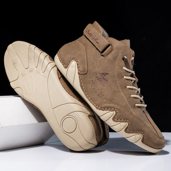 Scarpe a piedi nudi fatte a mano in pelle
