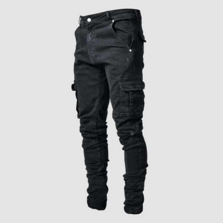 Kairo - Pantalon cargo en denim stylé pour hommes