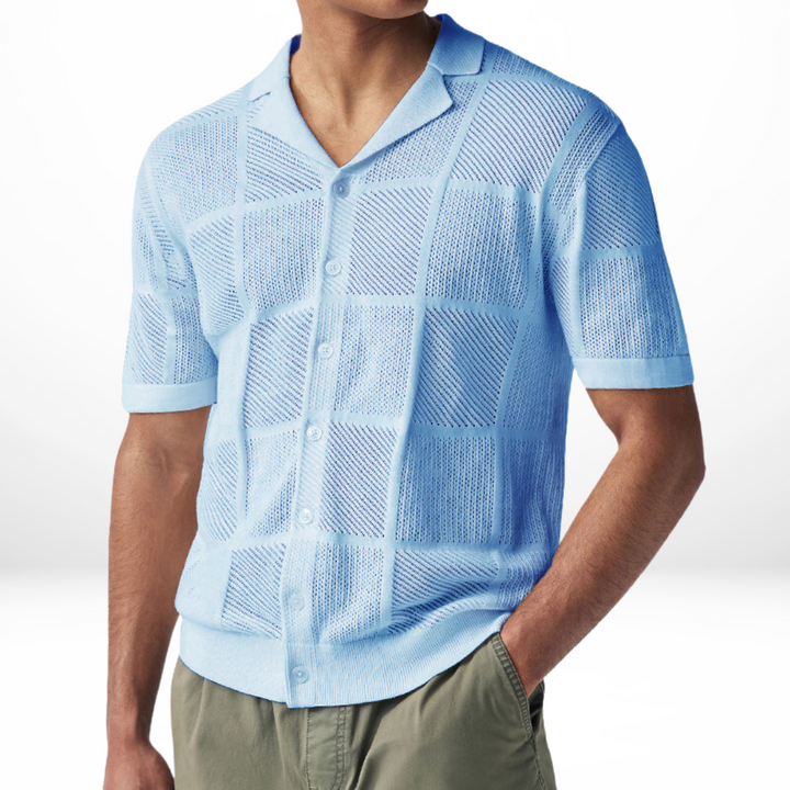 Tasi - chemise en maille décontractée respirante pour hommes